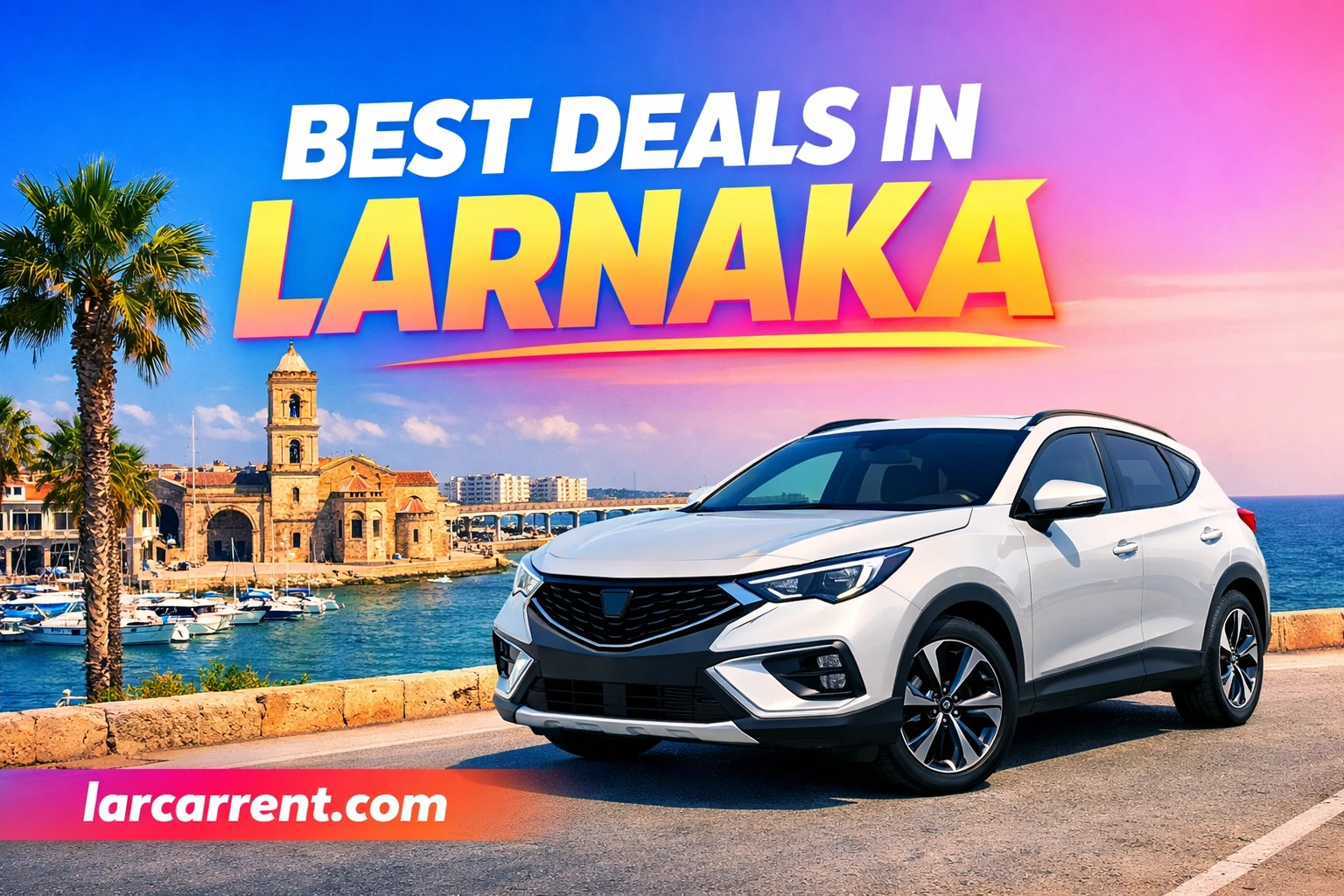 Best deals in Larnaka car hire with no deposit